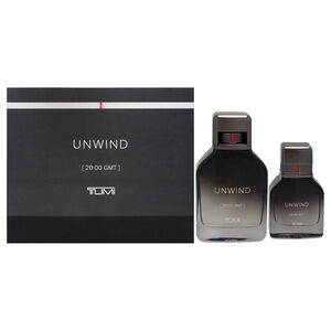 Unwind by Tumi for Men 2 Pc Gift Set 3.4oz EDP Spray, 1oz EDP Spray